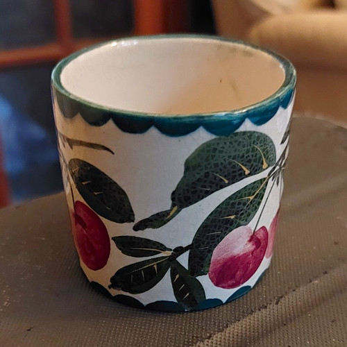 Wemyss ceramic 5cm potpainted - ceramic,