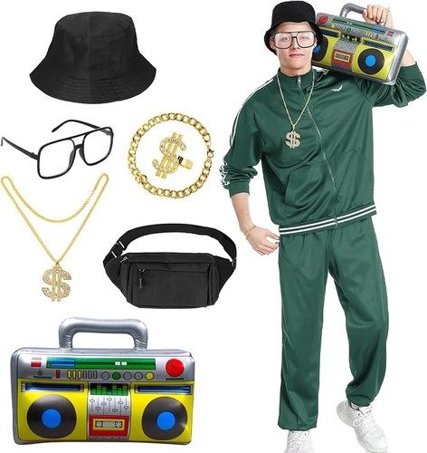 Mens 80s 90s - tracksuit, costume