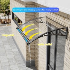 Outdoor Durable Canopy Shelter Door Porch Window Garden Door Canopy Rain Cover