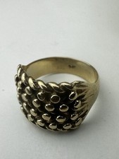 9ct .375 Yellow Gold 4 Row