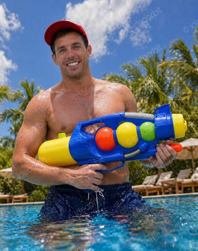 Extra large water gun - water, for