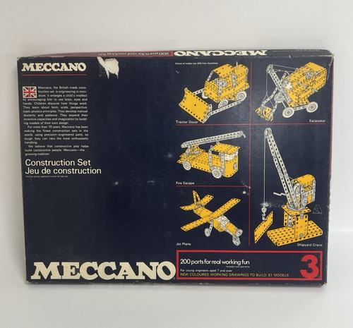 Vintage meccano set with - vintage,