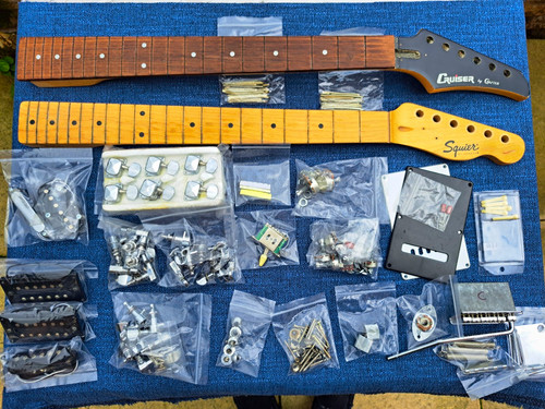 Job lot guitar parts - guitar,