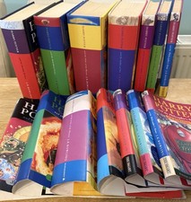 Harry Potter Complete Hardback Book Set Books 1-7 Bloomsbury + Ted Smart
