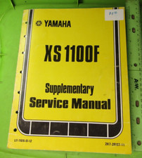 Yamaha XS1100F Supplementary
