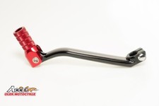 Gear Shift Lever Honda CR 80/85 '96-'07 in Aluminum Black Color, Red Tip