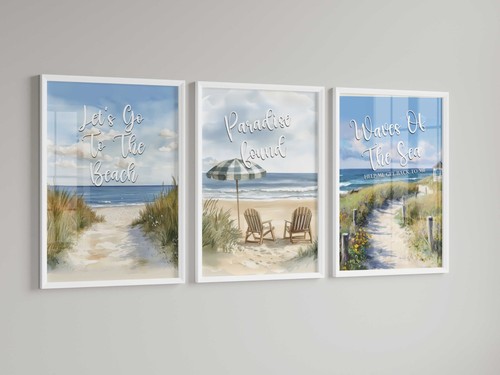 Beach prints picture wall - picture, art