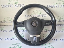 VW PASSAT B7 2010-2014 COMPLETE MULTIFUNCTIONAL STEERING WHEEL 3C8419091BE