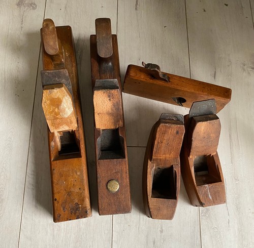 Vintage wooden jack planes - wooden,
