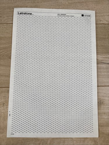 Letraset letratone vintage rub - letratone,