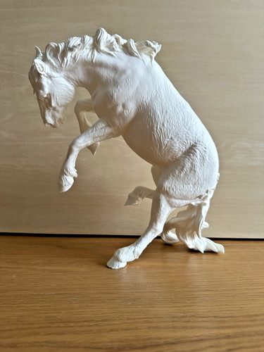 Artist resin model - resin, horse