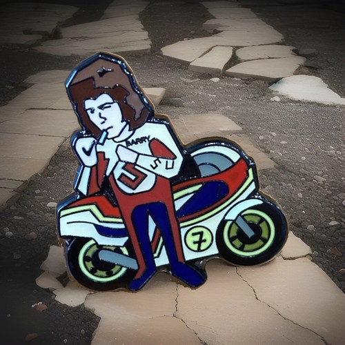 Barry sheene pin - sheene, a