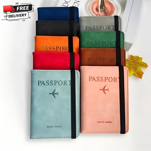 Rfid passport holder travel - passport,