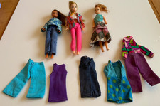 Palitoy Pippa Dolls Set of 3 Vintage 1970s In Original Outfits + extra Clothes