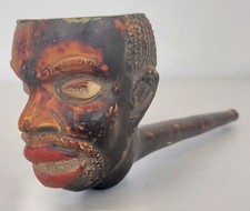 Vintage Carved Head Tobacco