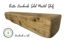 Wooden mantel Rustic mantelpiece fireplace fire surround floating shelf rustic