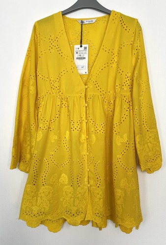 Bnwt zara yellow cutwork - bnwt,