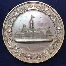 Canada: 1879 Industrial Exhibition Association Toronto AE64mm Medal Leroux 1464