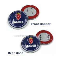 2x Saab Badge 9-3,9-5 Set Boot