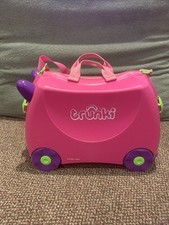 Trunki Suitcase Hard Luggage Sit and Ride with Strap and Key Lock