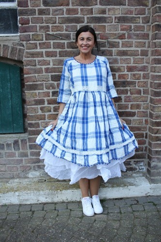 Ewa walla blue white - walla, check