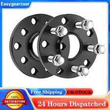 2x 15mm Black Hubcentric Wheel