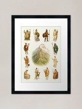 Twelve Olympian Greek God