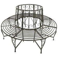 full Round Garden Bench Tree