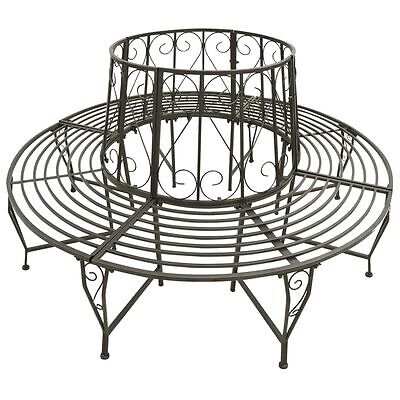 Full round garden bench - round,
