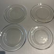 Set of 4 Pyrex Corning Clear
