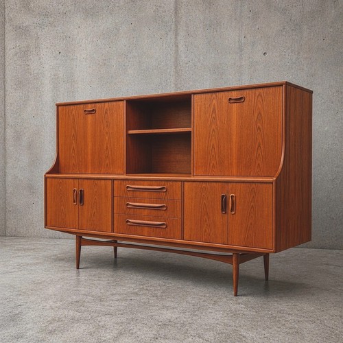 Mid century plan - fresco, teak