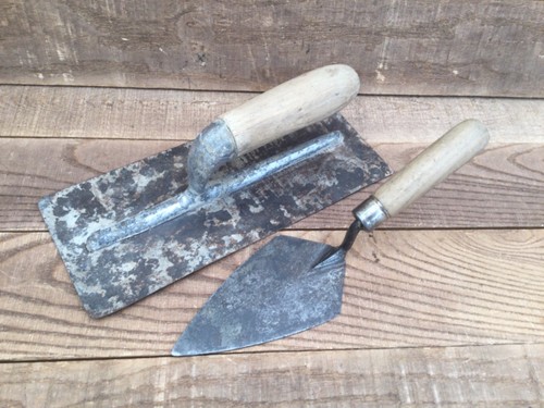Vintage bricklayers trowel - vintage,