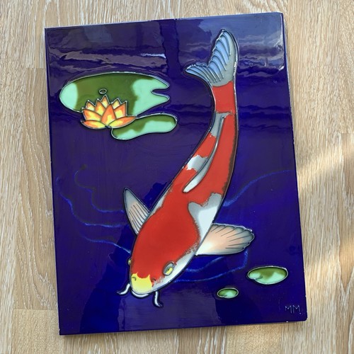 Koi fish pond glazed ceramic - pond,