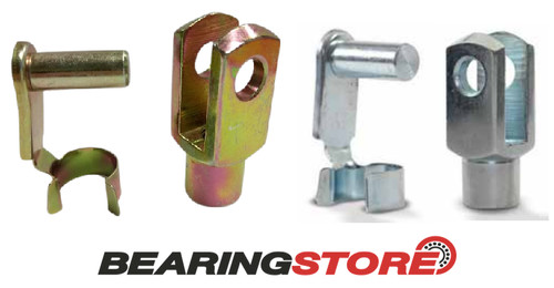 Clevis fork short spring - short, pin