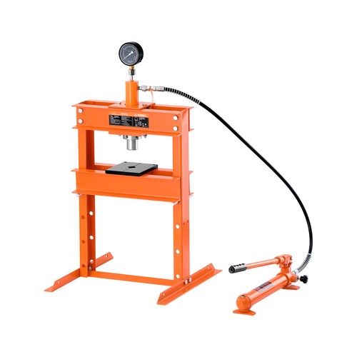 Hydraulic shop press with - t,