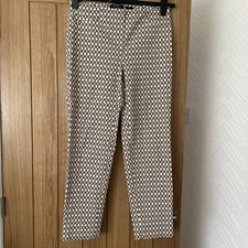 Robell Rose 09 Stretch Trousers geometric Sz 14