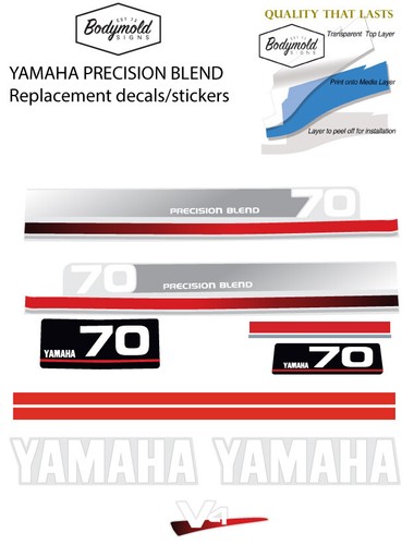 Yamaha 70hp precision blend - yamaha,