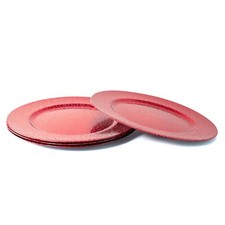 4-Pack 33cm Round Plastic