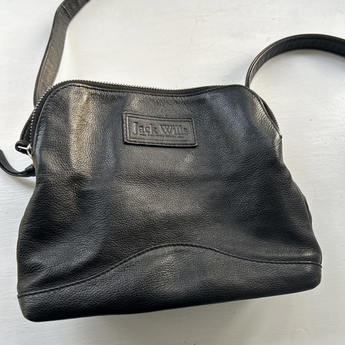 Jack wills black leather - black,