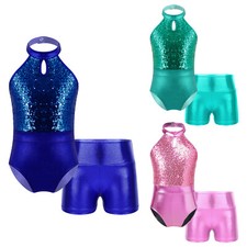 Girls Sparkly Sequin Athletic