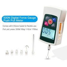 Digital Force Gauge Push Pull Meter 500N Portable Handheld with Unit Switching