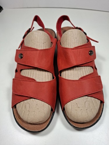 Fly flot red suede leather - fly,