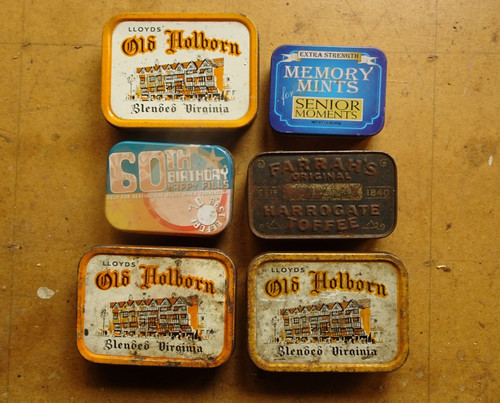 Old tobacco tins - 6,