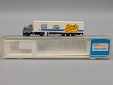 Truck Model 1:160 Track N Roco Mercedes Benz Semi Tractor Refrigerated Box with Original Packaging