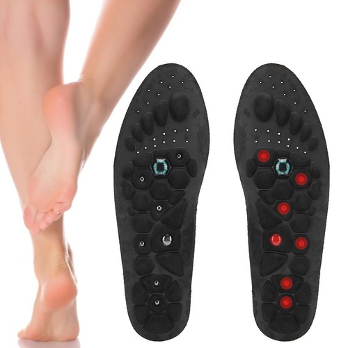 Magnetic massage shoe insoles - massage,