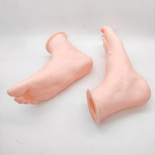Female mannequin feet display - female,