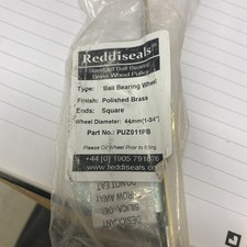 Reddiseals Ball Bearing Brass Wheel Pulley Square 44mm Dia. Pack of 10 NEW UK