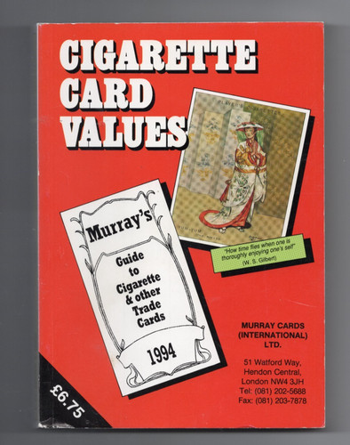 Murray cigarette card - murray's,