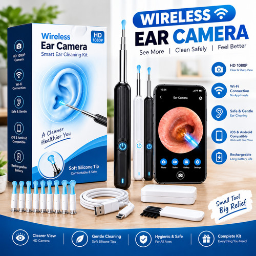 Ear wax remover - ear,