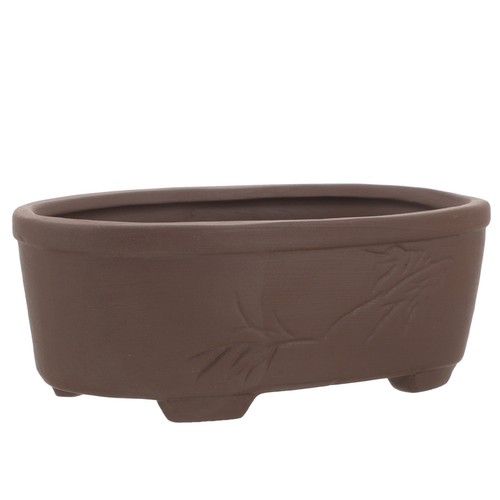 Natural clay small planter pot - natural,